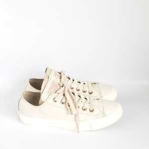 CONVERSE All-Star Leather Low Top Women Shoes - 8